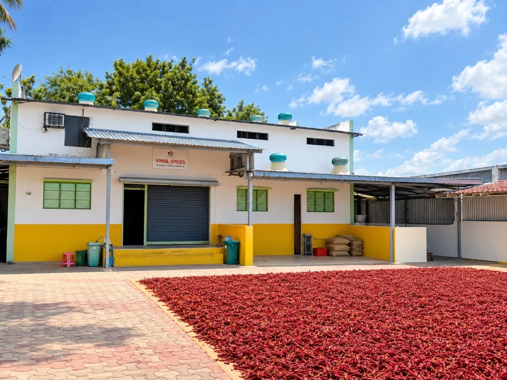 Solar Chilli Drying Yard
